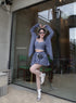 Plaid Pattern Three Piece Set